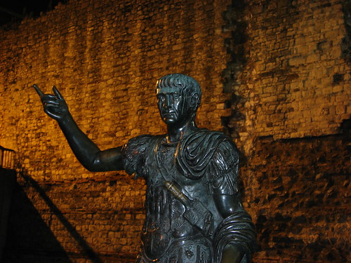 Roman Emperor Trajan Statue, London