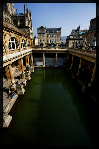 The Roman Baths at Bath and a bit of Bath