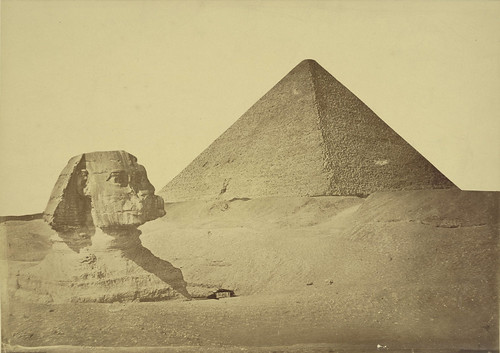 Giza. Pyramid of Khafre and Sphinx