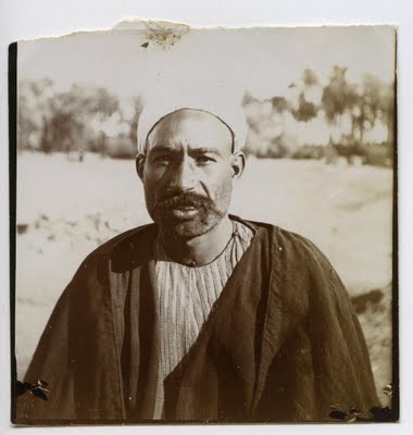 Muhammad Darwish in 1899 - one of Petrie's workmen. Image courtesy of University College London, Petrie Museum of Egyptian Archaeology.