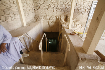 Does this stairway into KV62 lead to a cursed life? Image Credit - Supreme Council of Antiquities.
