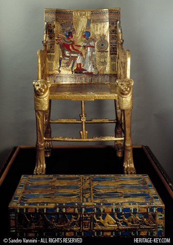 Sandro Vannini S Photography King Tutankhamun S Golden Throne