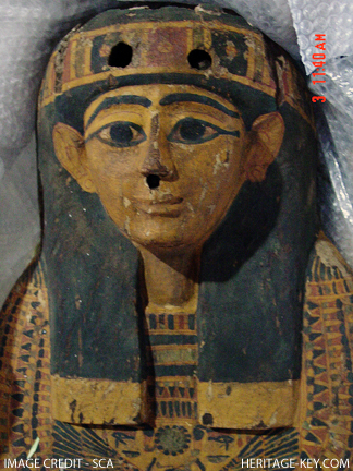 Detail of the coffin of imesy.