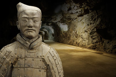 Terracotta Warriors will go on display in a cave under the Ostasiastiska Museet