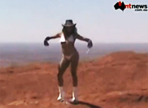 Topless dancing on Uluru, Australia is a No, no