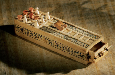 King Tut's Senet Game Board is one of the artefacts on tour.