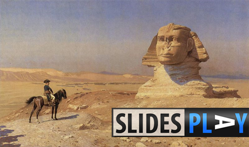 Napoleon stares out at the Great Sphinx of Giza in this oil painting by Jean-Lon Grme, but did his men destroy the nose?