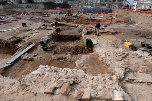 Excavations executed by INRAP have revealed a Roman urban area and Mithraeum at Angers, France - Image Copyright Herv Paitier INRAP